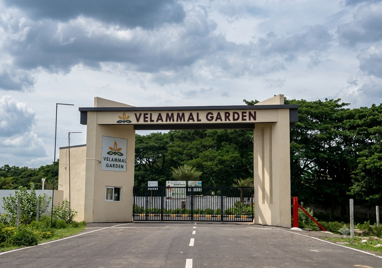 Velammal Garden - Entrance
